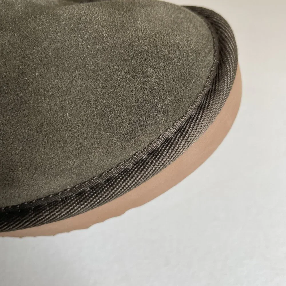 Macy's Style & Co Suede Leather Faux Fur Lined Boots Size 5